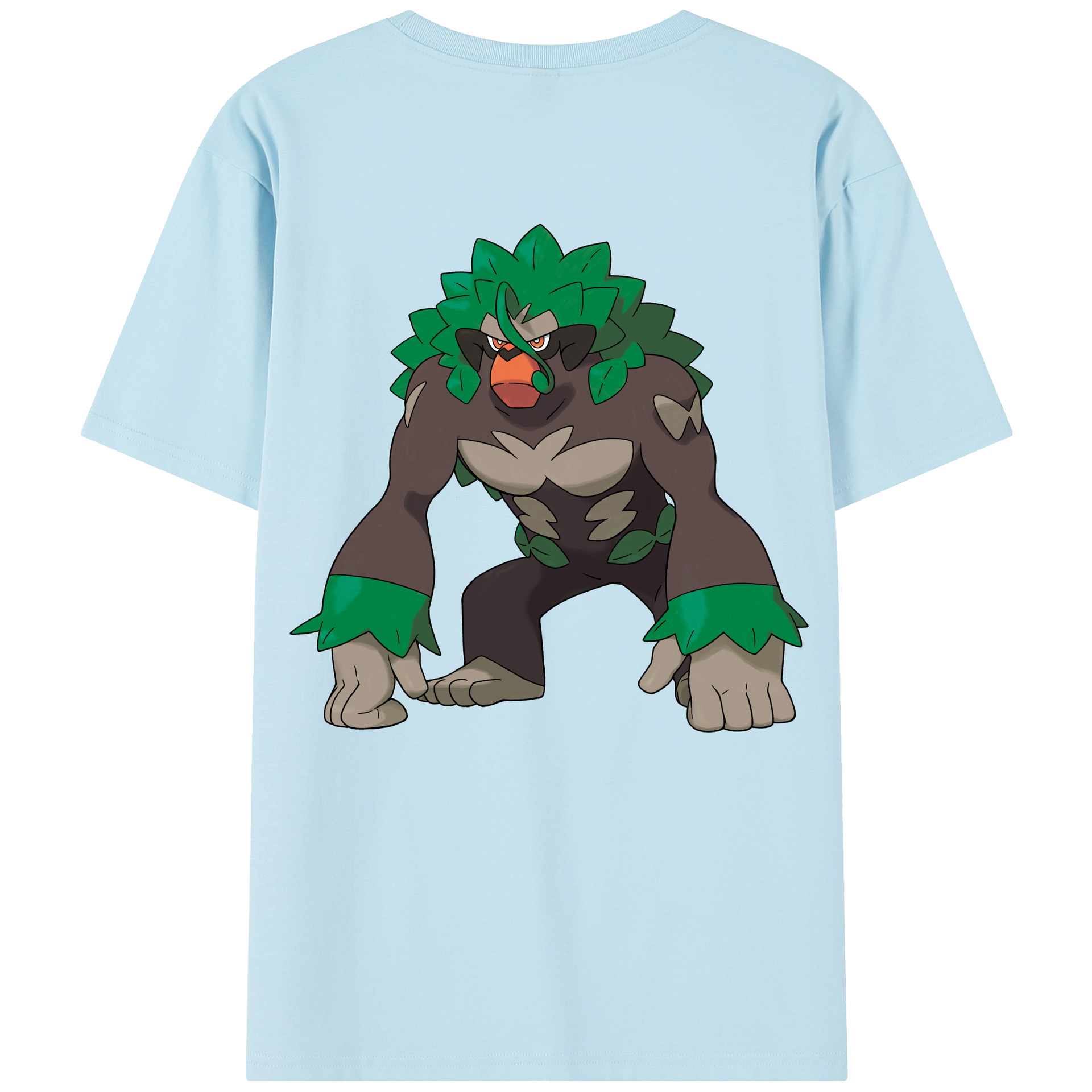 （画像用） ポケットモンスター Pokémon 綿100％半袖Tシャツ（背面プリント）